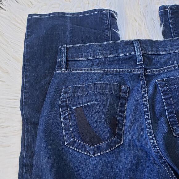 James Jeans Hector Skinny Dip Jeans Bootcut Cotton Mid Rise Women 28 x 33 - Picture 6 of 8